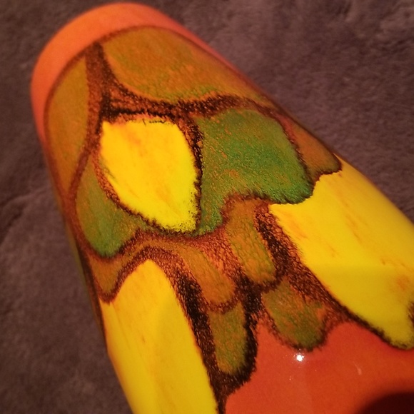 1970s Vintage Poole Pottery Vase Delphis 15 Abstract signed by Elaine Martin - Picture 8 of 17